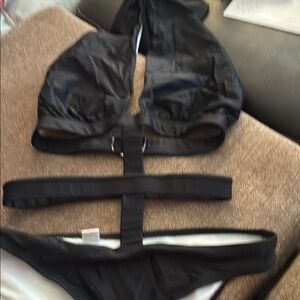 Black Cutout Swimsuit